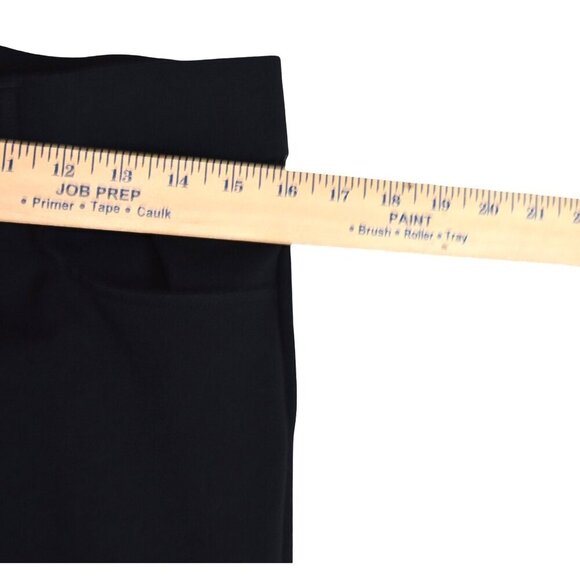 Betabrand Boot Cut Wider Legs Classic Dress Yoga Pant L Long Black Trousers - Picture 6 of 9